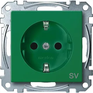 Merten SCHUKO-Steckdose MEG2300-0304 gruen System M