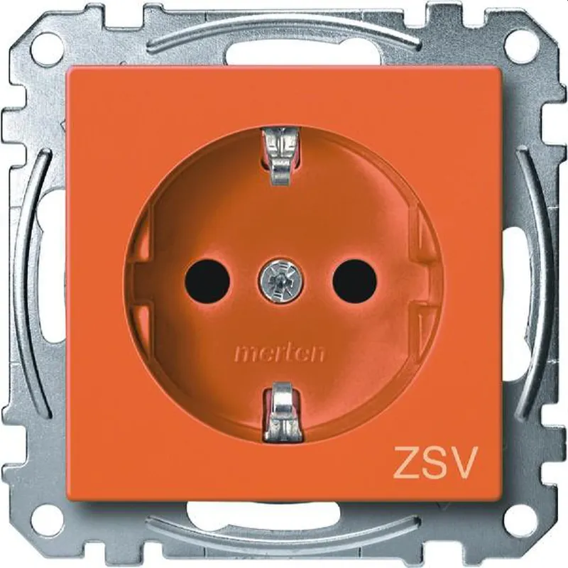 Merten SCHUKO-Steckdose MEG2300-0302 orange System M
