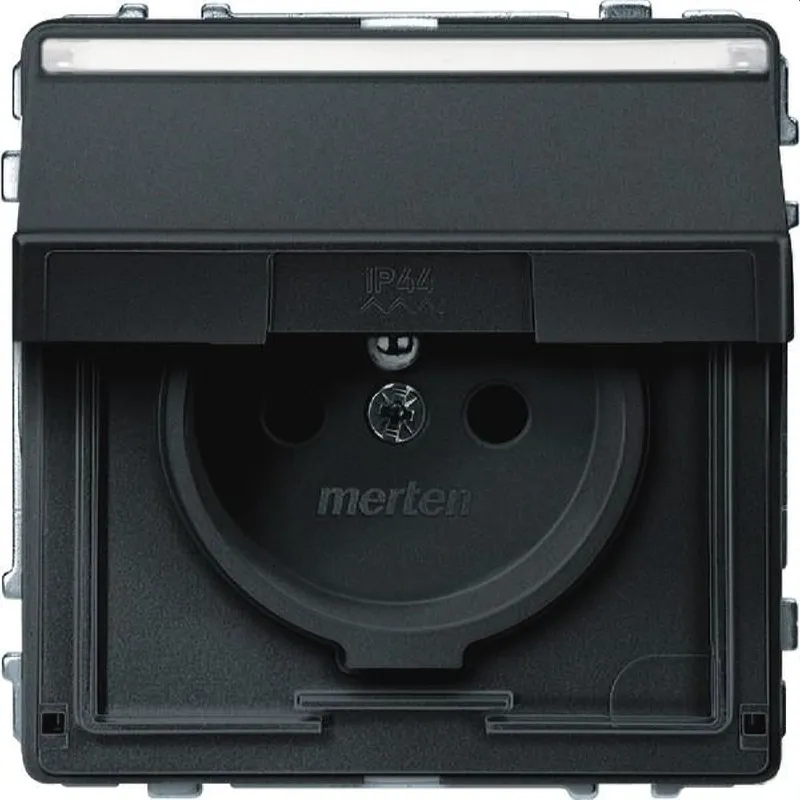 Merten Steckdose MEG2612-7214 anthrazit AQUADESIGN