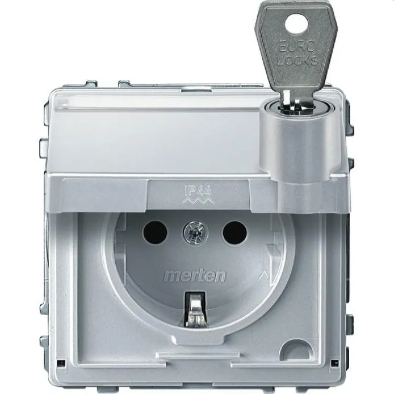 Merten SCHUKO-Steckdose MEG2316-7219 polarweiss AQUADESIGN