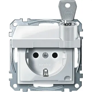 Merten SCHUKO-Steckdose MEG2315-0319 polarweiss glaenzend