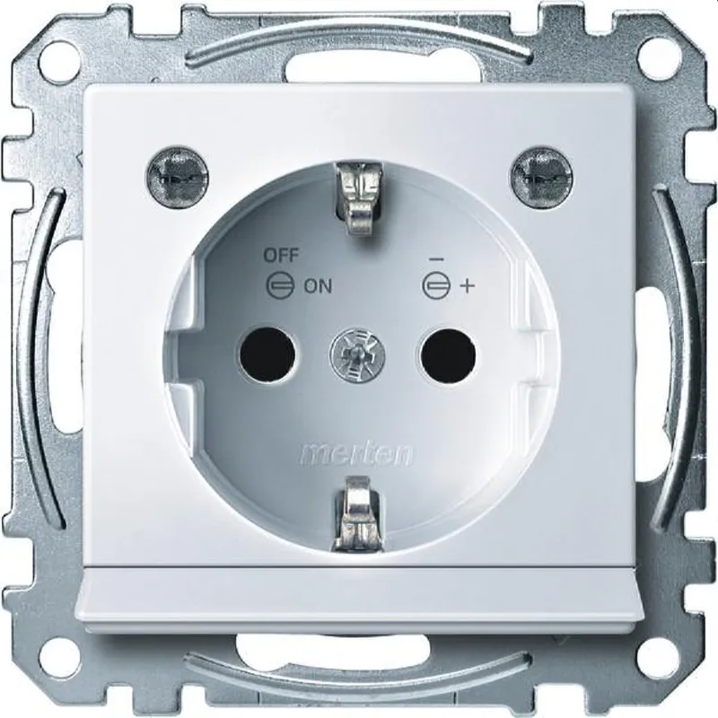 Merten SCHUKO-Steckdose MEG2304-0325 aktivweiss glaenzend