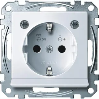 Merten SCHUKO-Steckdose MEG2304-0325 aktivweiss glaenzend