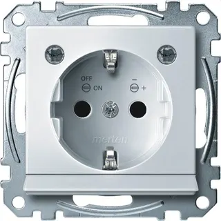 Merten SCHUKO-Steckdose MEG2304-0319 polarweiss glaenzend