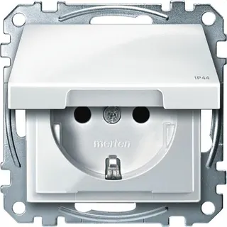 Merten SCHUKO-Steckdose MEG2414-0319 polarweiss glaenzend