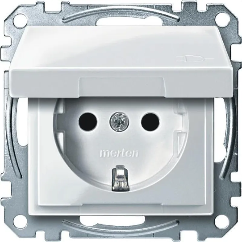Merten SCHUKO-Steckdose MEG2310-0319 polarweiss glaenzend