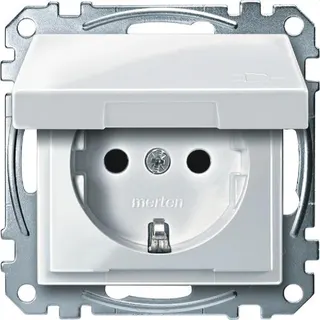 Merten SCHUKO-Steckdose MEG2310-0319 polarweiss glaenzend