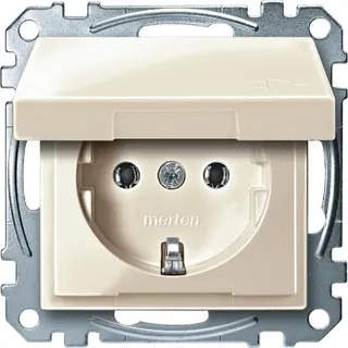 Merten SCHUKO-Steckdose MEG2311-0344 weiss glaenzend System M