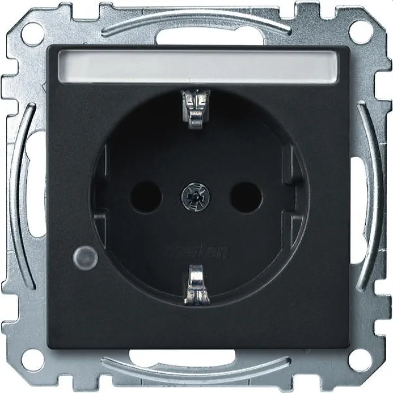 Merten SCHUKO-Steckdose MEG2303-0414 anthrazit System M
