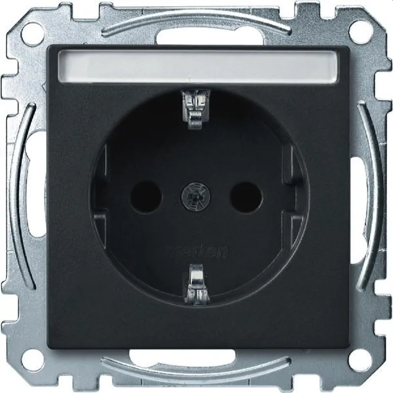 Merten SCHUKO-Steckdose MEG2302-0414 anthrazit System M