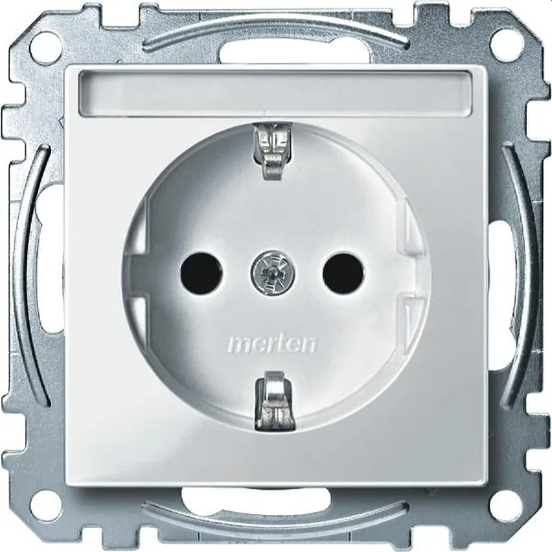 Merten SCHUKO-Steckdose MEG2302-0319 polarweiss glaenzend