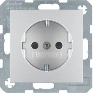 Berker SCHUKO-Steckdose M347231404 alu matt