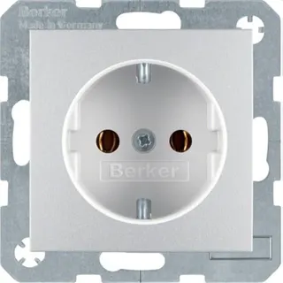 Berker SCHUKO-Steckdose M341431404 alu matt