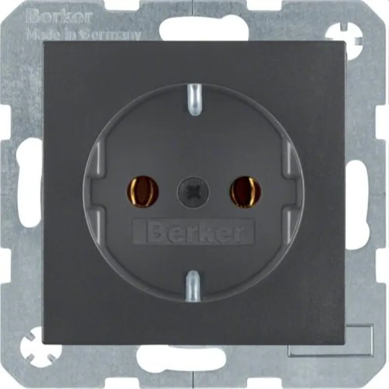 Berker SCHUKO-Steckdose M347431606 anthrazit matt