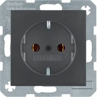 Berker SCHUKO-Steckdose M347431606 anthrazit matt