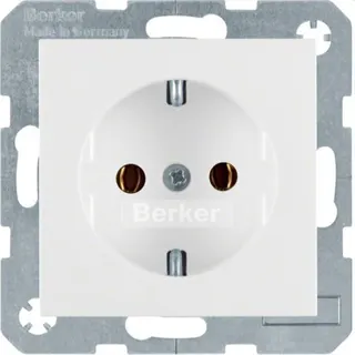 Berker SCHUKO-Steckdose M347431909 polarweiss matt