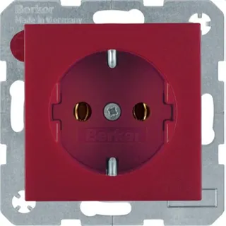 Berker SCHUKO-Steckdose M347431912 rot matt
