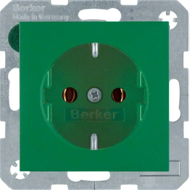 Berker SCHUKO-Steckdose M347431913 gruen matt