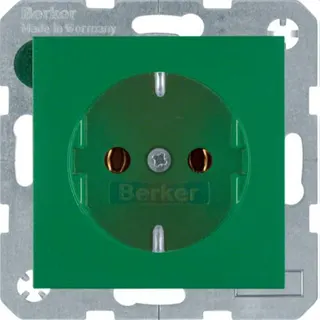 Berker SCHUKO-Steckdose M347431913 gruen matt
