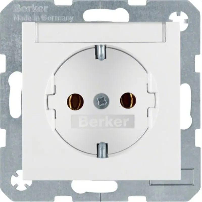 Berker SCHUKO-Steckdose M347501909 polarweiss matt