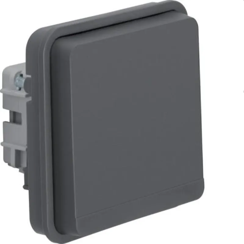 Berker SCHUKO-Steckdoseneinsatz M3IP55 W.1 grau
