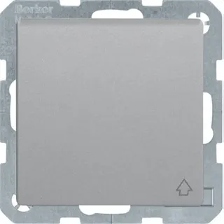 Berker SCHUKO-Steckdose M3m. Klappdeckel Q.1/Q.3 alu samt lackiert