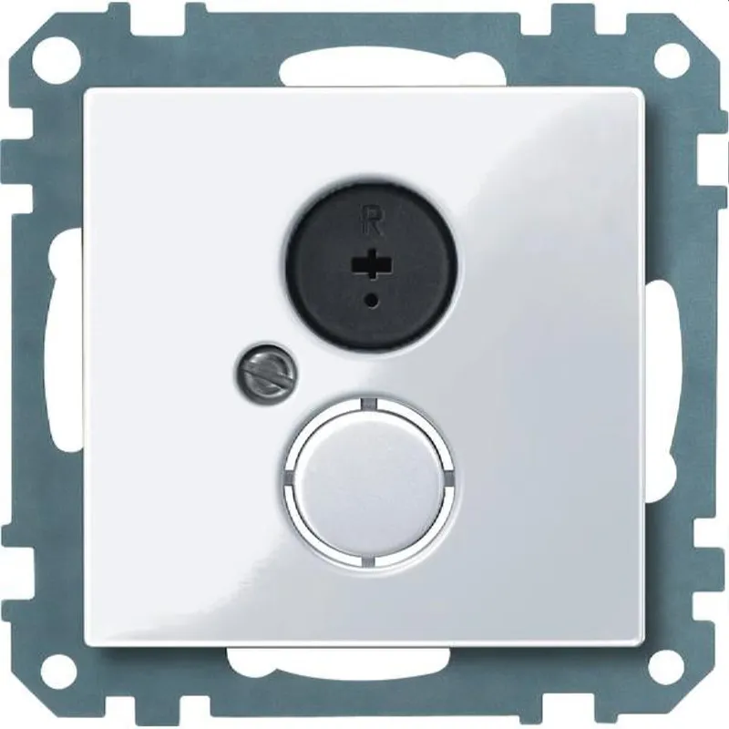 Merten Lautsprechersteckdose 296925 aktivweiss glaenzend System M