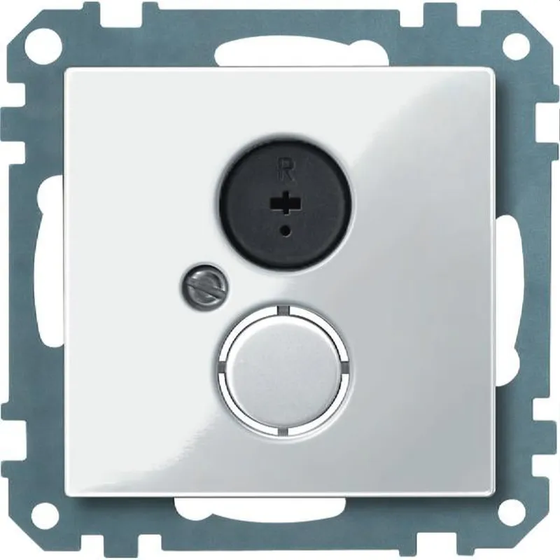 Merten Lautsprechersteckdose 296919 polarweiss glaenzend System M