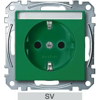 Merten SCHUKO-Steckdose MEG2302-0304 gruen System M
