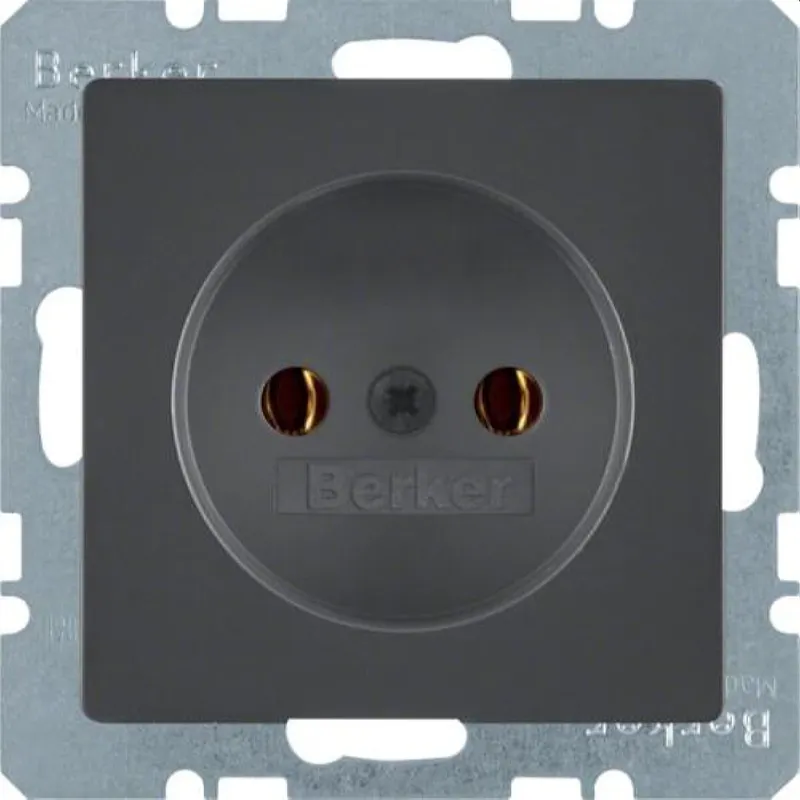 Berker Steckdose M36167036086 anthrazit samt