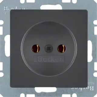 Berker Steckdose M36167036086 anthrazit samt