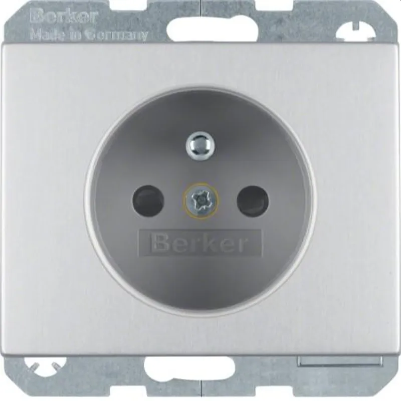 Berker SCHUKO-Steckdose M36768757003 alu