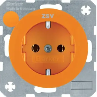 Berker SCHUKO-Steckdose M347432007 orange glaenzend