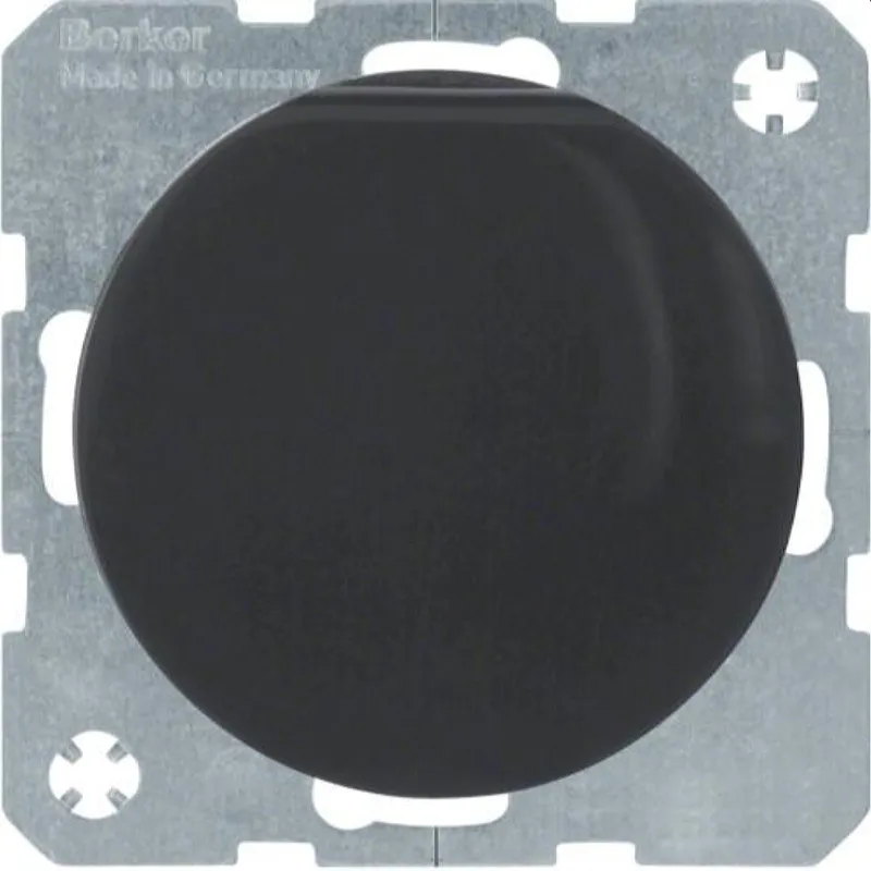 Berker SCHUKO-Steckdose M347512045 schwarz glaenzend