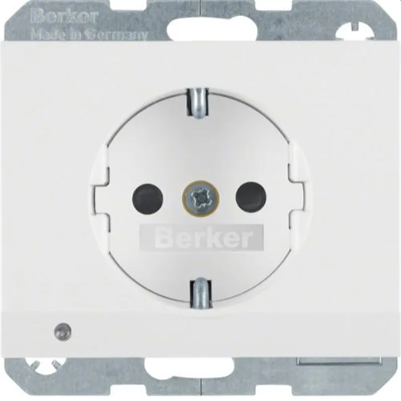 Berker SCHUKO-Steckdose M341097009 polarweiss glaenzend