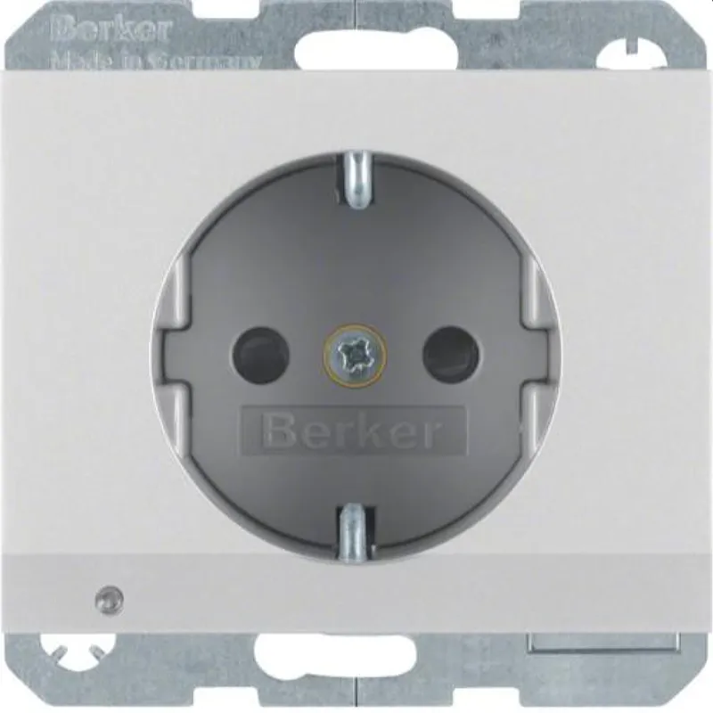 Berker SCHUKO-Steckdose M341097003 alu