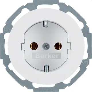 Berker SCHUKO-Steckdose M341452089 polarweiss glaenzend