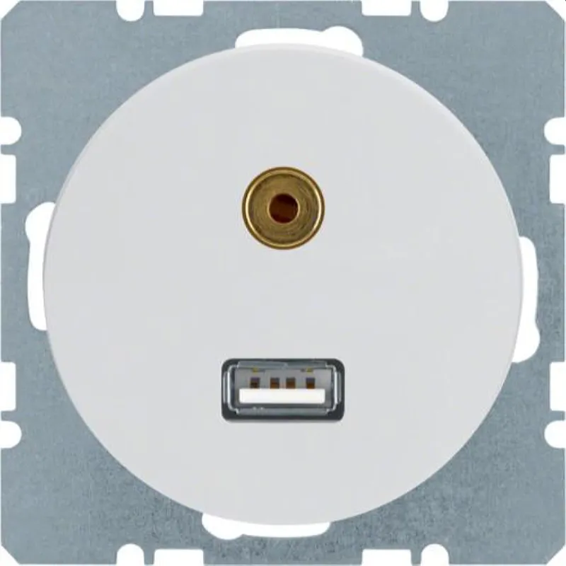 Berker Steckdose M33315392089 polarweiss glaenzend