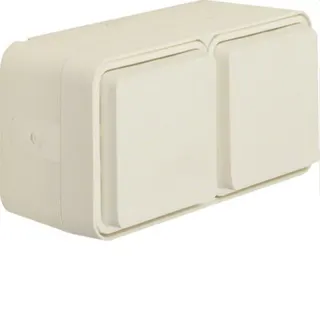 Berker SCHUKO-Doppel-Steckdose M347753522 weiss
