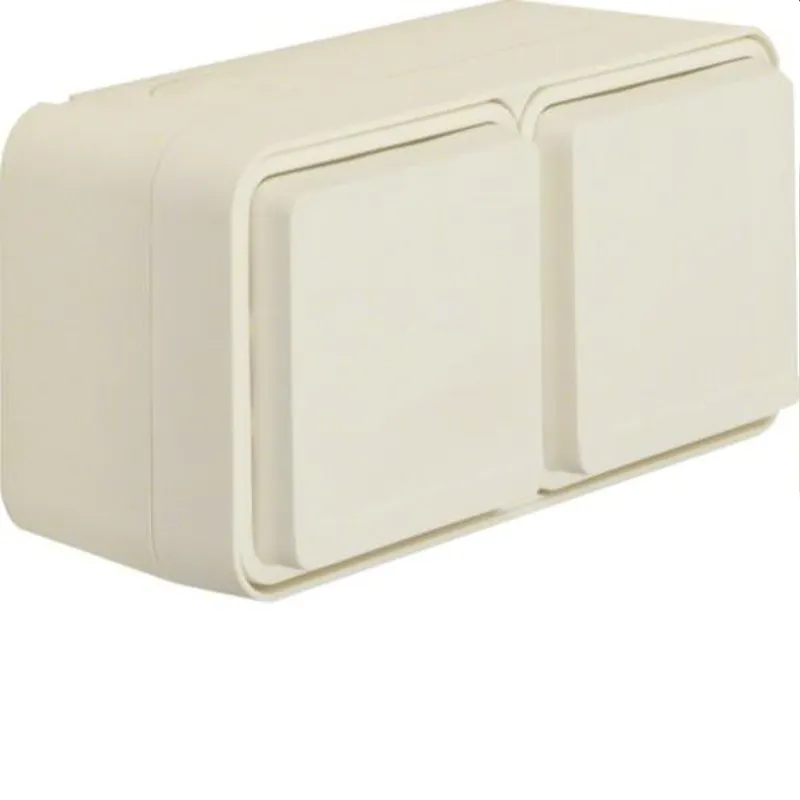 Berker SCHUKO-Steckdose M347843512 2fach waagerecht weiss