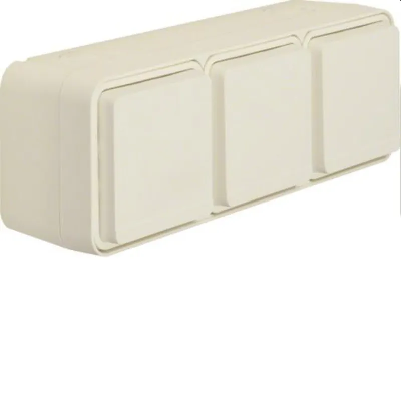Berker SCHUKO-Steckdose M347733512 3fach waagerecht weiss