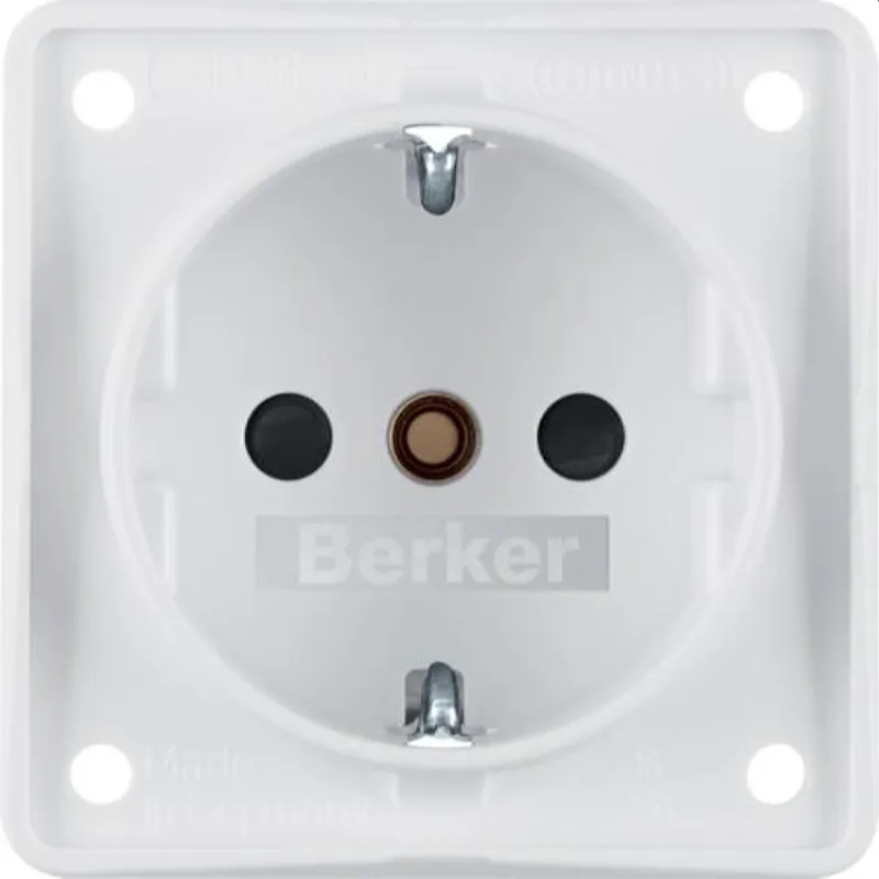 Berker SCHUKO-Steckdose M3941952502 polarweiss matt