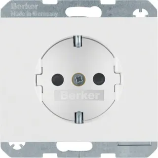 Berker SCHUKO-Steckdose M341357009 polarweiss glaenzend