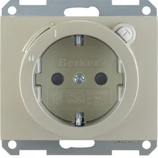 Berker SCHUKO-Steckdose M347087004 edelstahl, lackiert