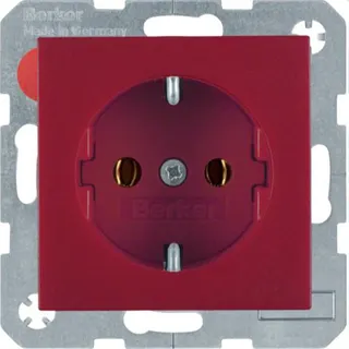 Berker SCHUKO-Steckdose M341431912 rot matt