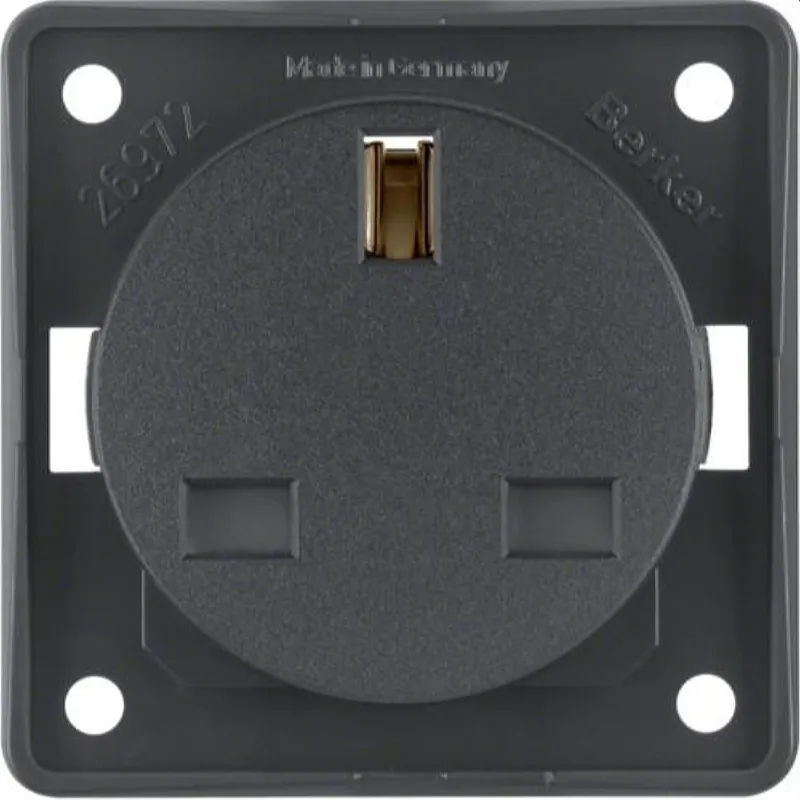 Berker Steckdose M3962622505 anthrazit matt British