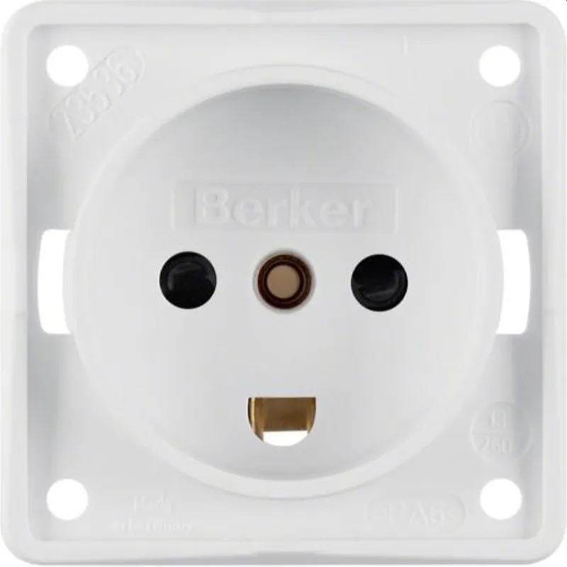 Berker Steckdose M3962722502 polarweiss matt Daenemark