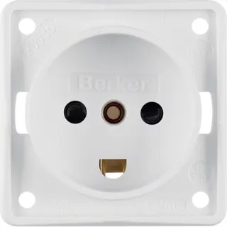 Berker Steckdose M3962722502 polarweiss matt Daenemark