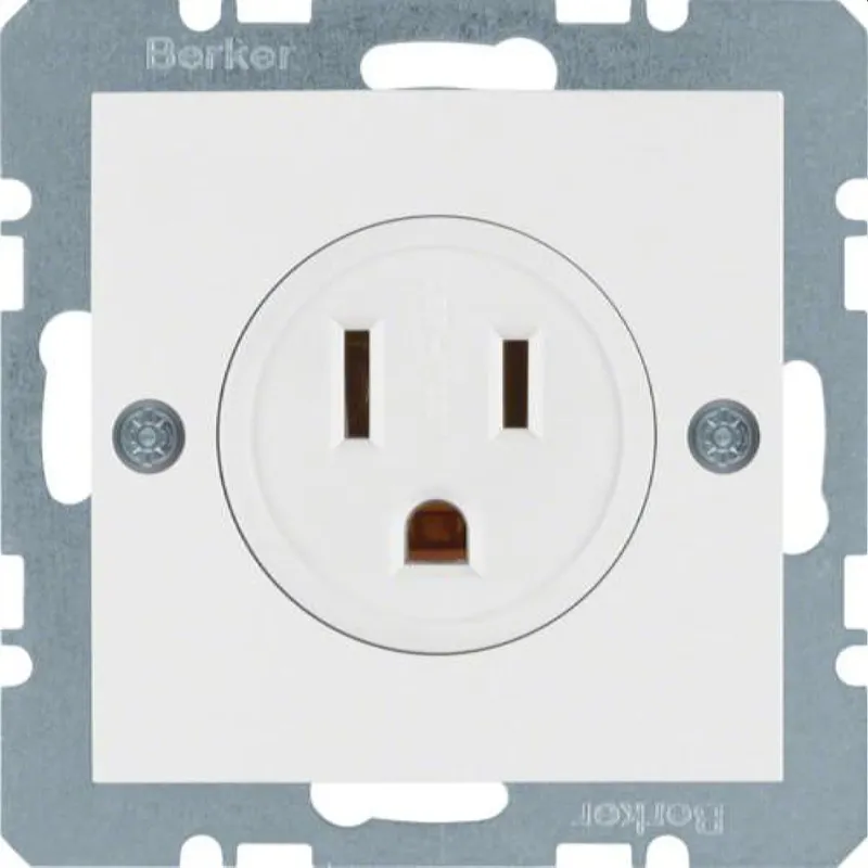 Berker Steckdose M341661909 polarweiss matt USA/Canada