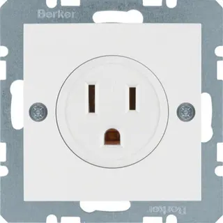 Berker Steckdose M341661909 polarweiss matt USA/Canada